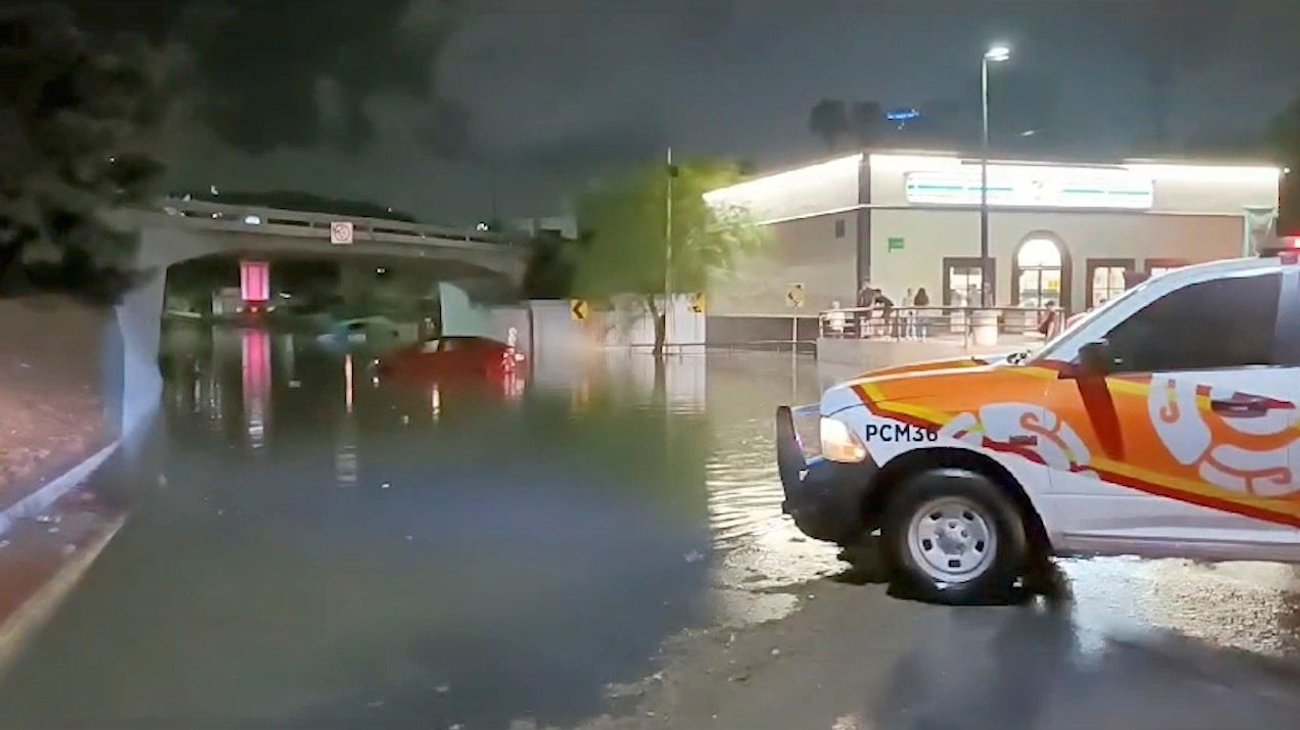 Conoce los puntos de riesgo de inundación en Monterrey