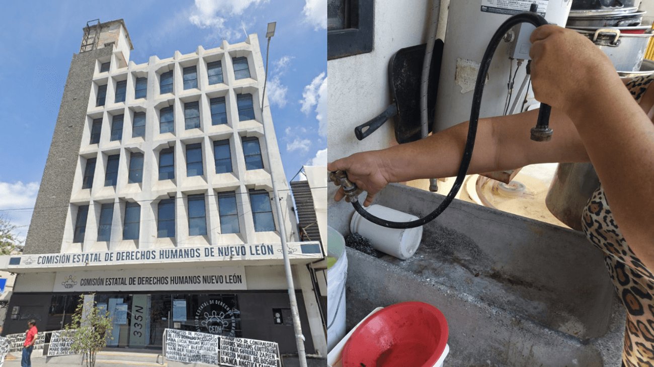 Presentan queja en CEDH ante cortes de agua en Nuevo León