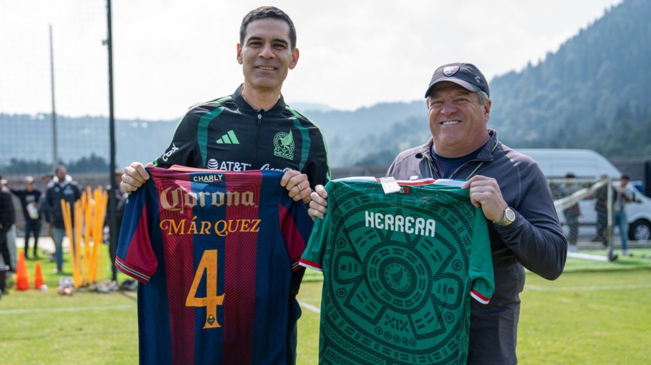 Rafa Márquez visita al Atlante y se reúne con Miguel Herrera