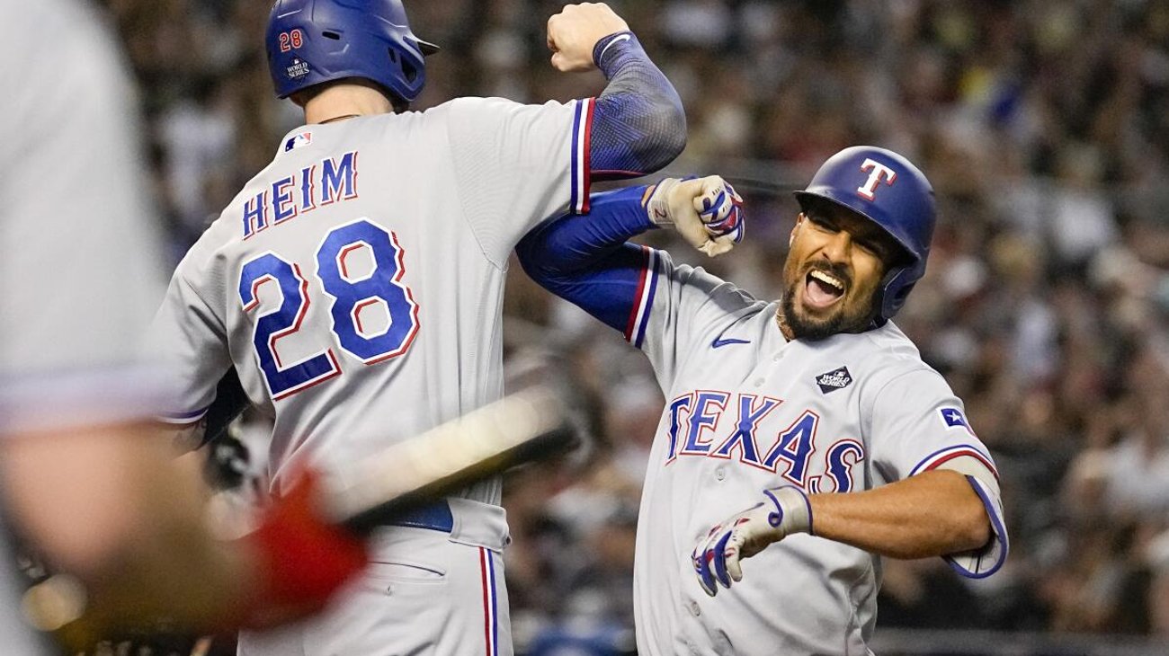 Rangers a un triunfo de conquistar la Serie Mundial