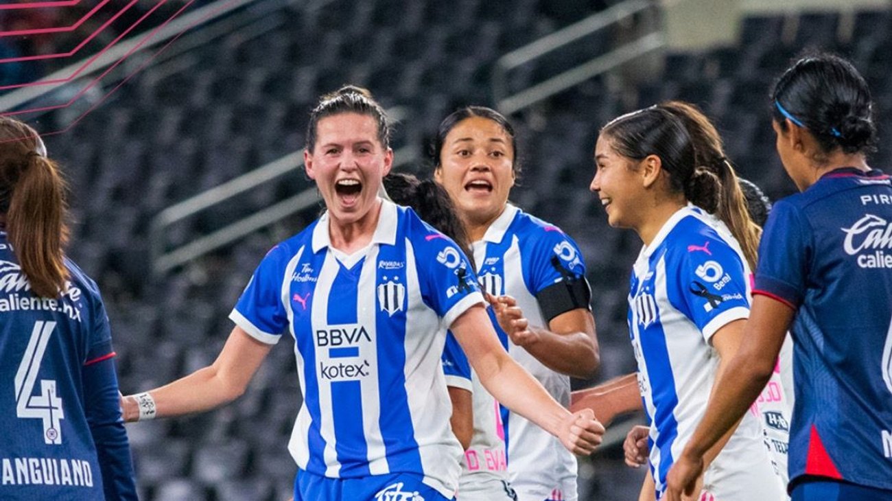 Rayadas ganó, goleó y gustó ¡5-0 al Cruz Azul!