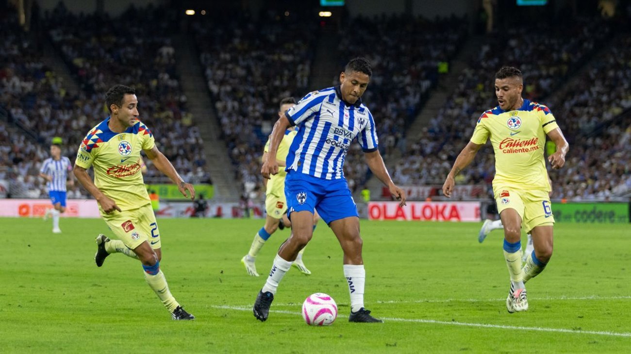 Águilas del América golea a Rayados del Monterrey