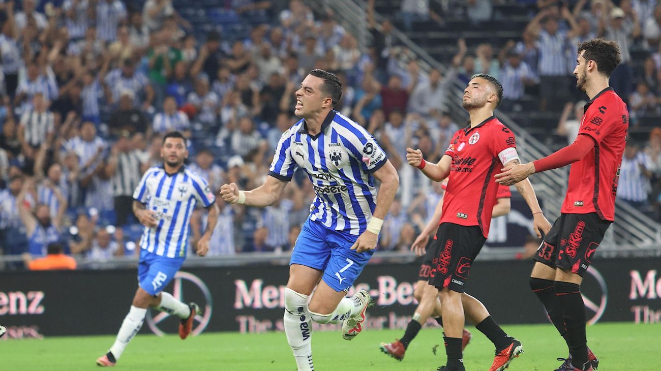 Rayados golea a Xolos y se coloca en el tercer lugar