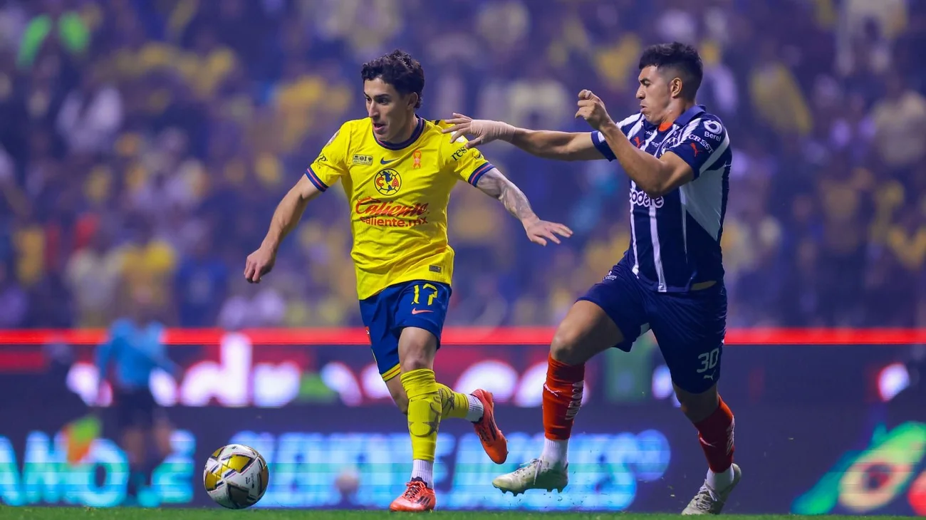 América gana partido de Ida 2-1 vs Monterrey de la Liga MX