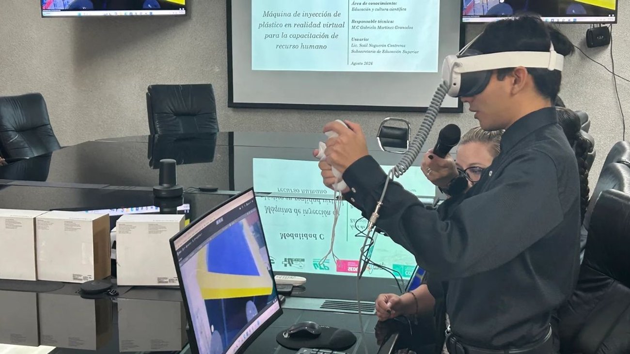 Desarrollan en UTC plataforma de realidad virtual industrial
