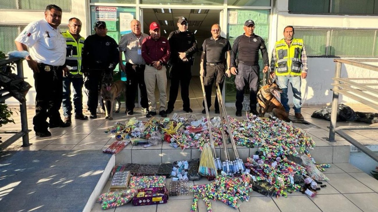 Realizan operativos para prevenir la venta de pirotecnia