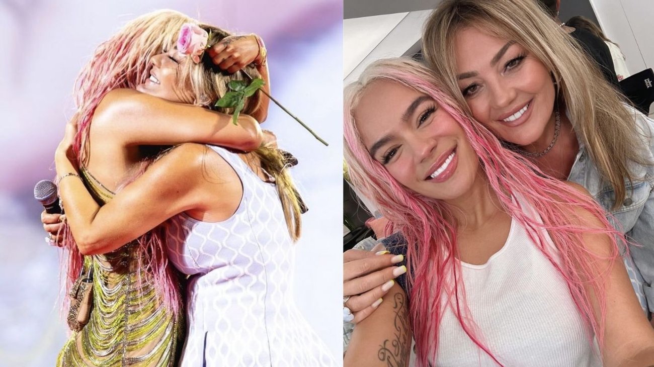 Reaparece Amaia Montero en concierto de Karol G en Bernabéu