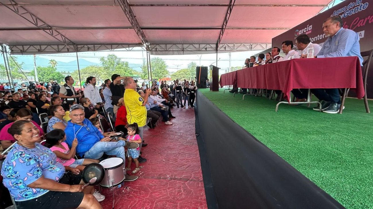 Va director de Agua y Drenaje a García para atender a vecinos