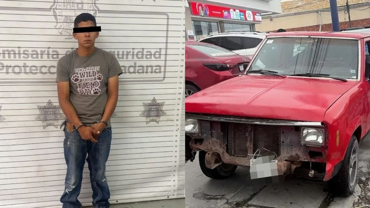 Recuperan vehículo robado tras operativo en Saltillo; cae joven