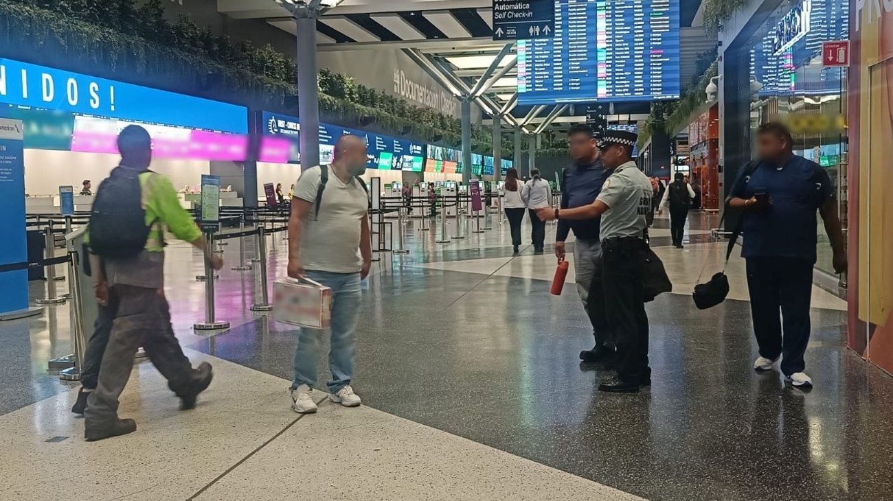 Refuerza Guardia Nacional seguridad en aeropuerto de Monterrey