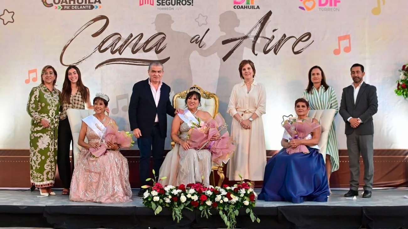 Coronan a reina y princesas del adulto mayor 2026 en Torreón