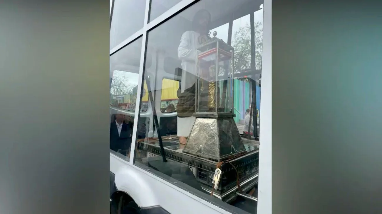 Llega la reliquia de San Judas al municipio de San Pedro