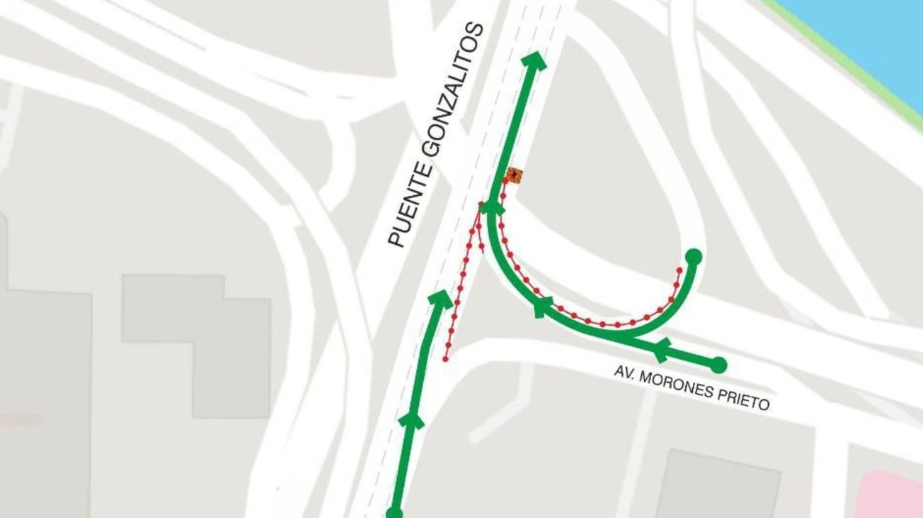 Cerrarán carril del puente Gonzalitos por reparación