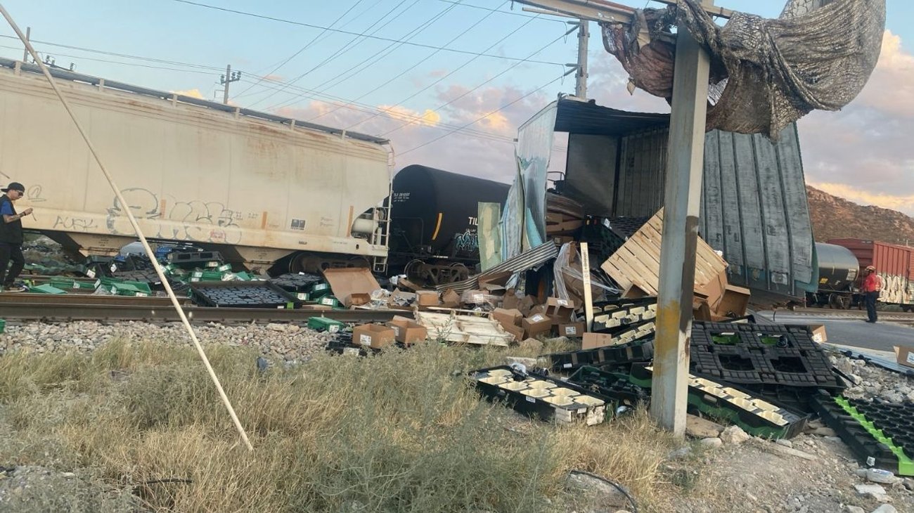 Reportan nuevo accidente ferroviario en Ramos Arizpe