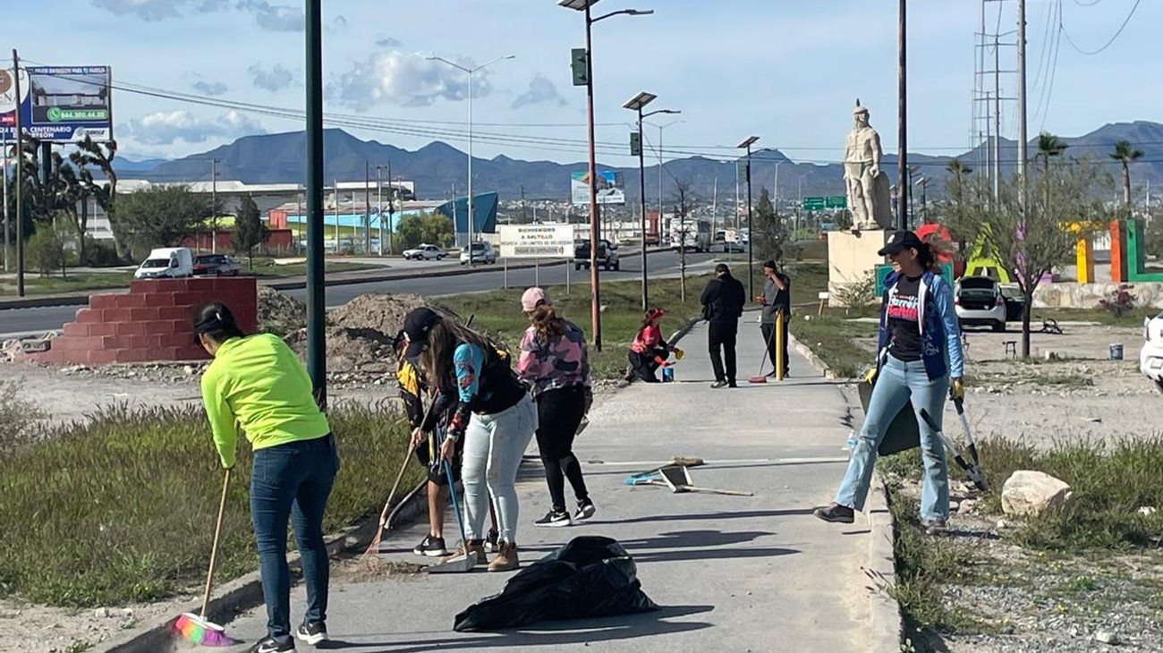 Grupo 'Amazonas' inicia rescate de la ciclovia en Saltillo