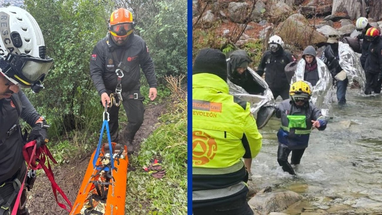 Rescata Protección Civil a cuatro personas en zona montañosa