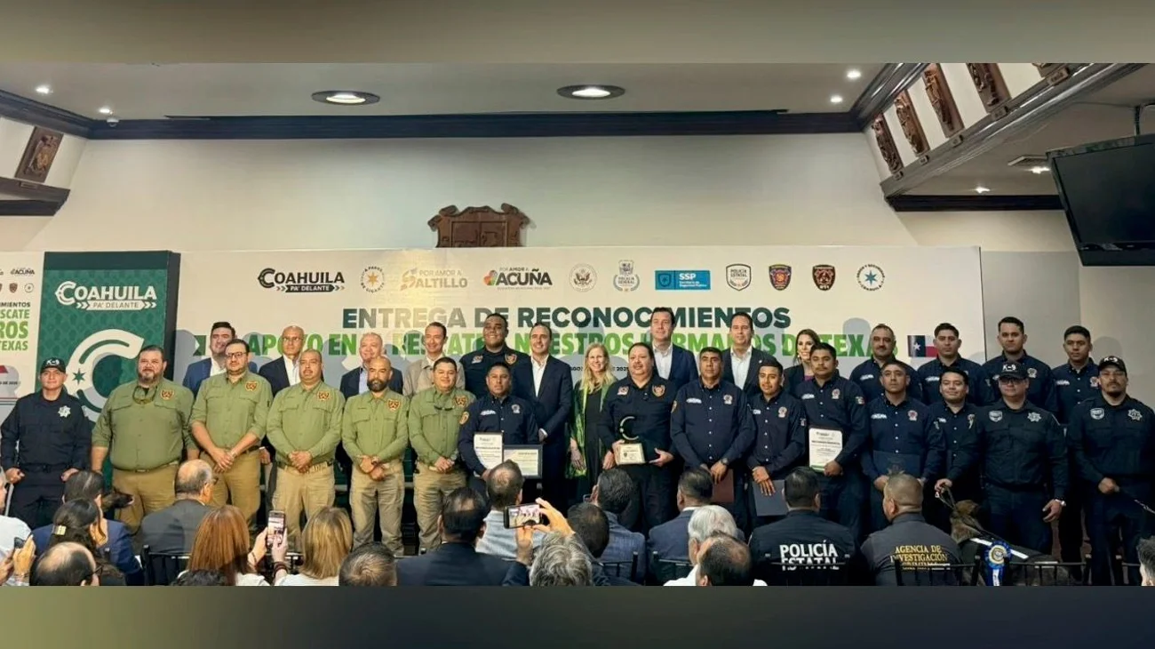 Reconoce Coahuila a brigadistas por labores de rescate en Texas