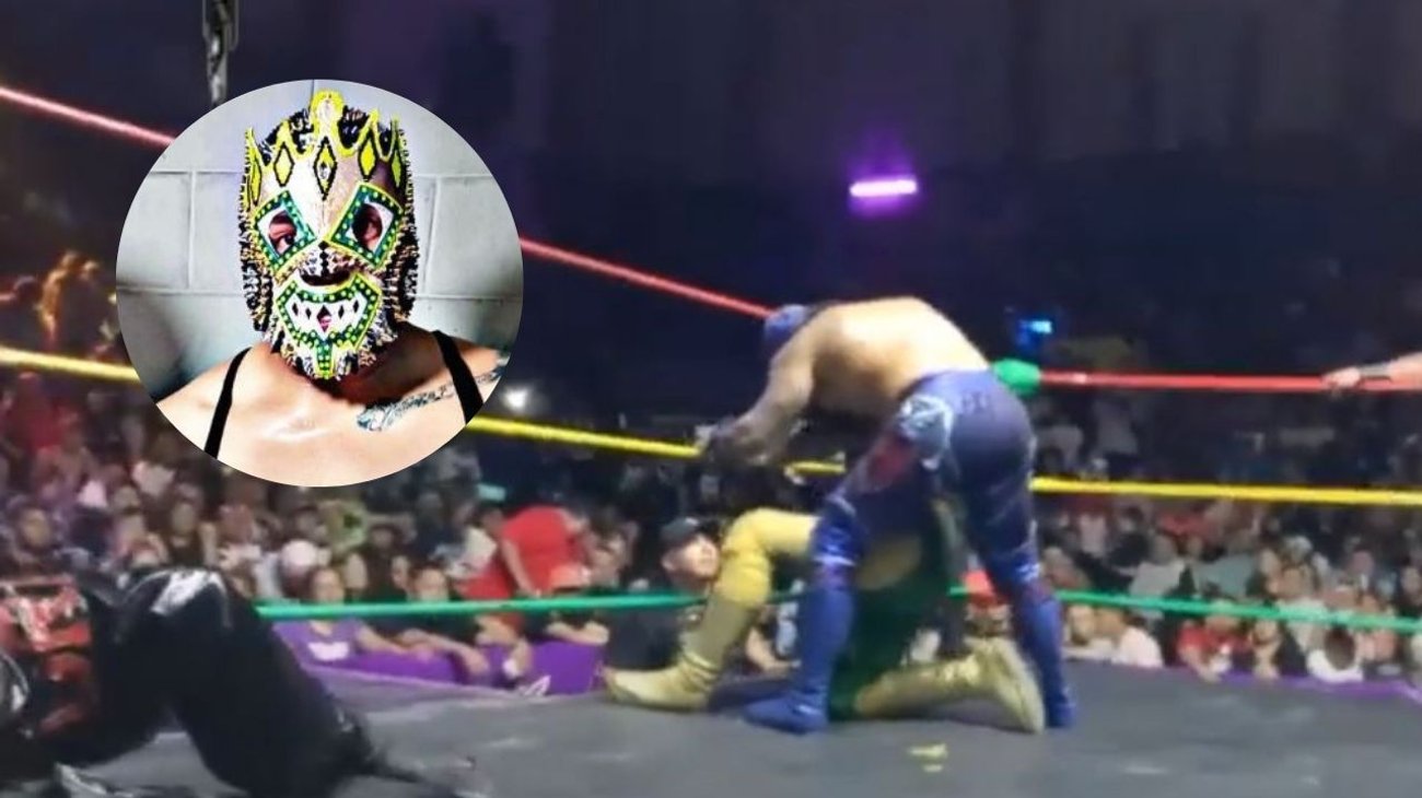 Rey Espectro se desploma durante función; esto se sabe