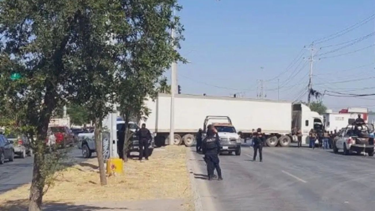 En Reynosa se reporta bloqueo en Carretera a Monterrey