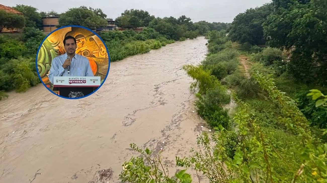 Advierte alcalde peligro de corrientes en el Río Bravo