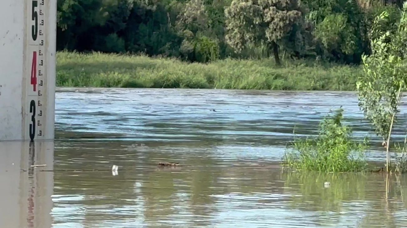 Advierten por crecida del Río Bravo en los dos Laredos