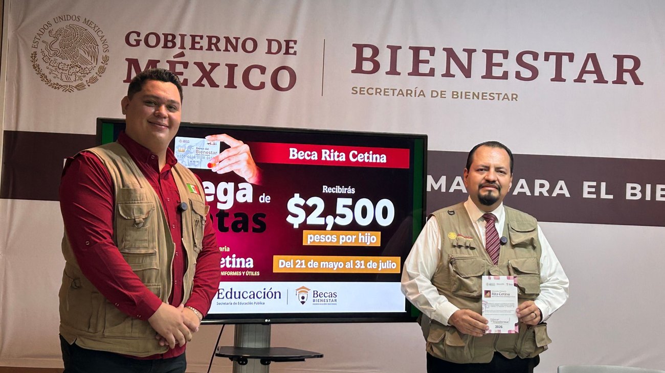 Anuncian operativo para entrega de beca Rita Cetina en primarias