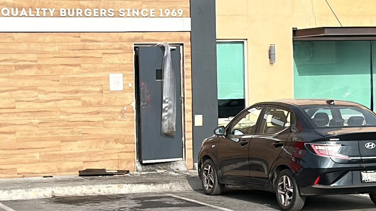 Roban caja fuerte de restaurante de hamburguesas