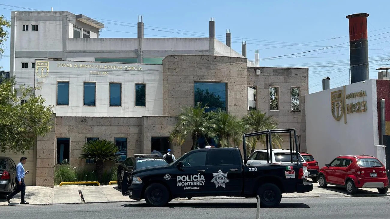 Reportan robo en notaría pública en Mitras Sur