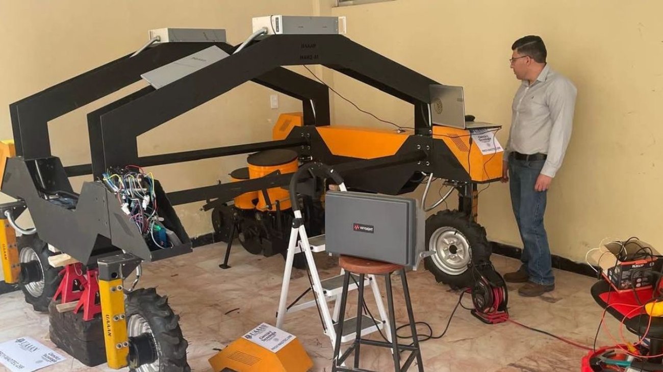 Crean robot agrícola para productores de maíz y frijol
