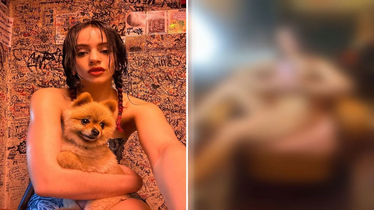 Rosalía incendia Instagram al posar semidesnuda