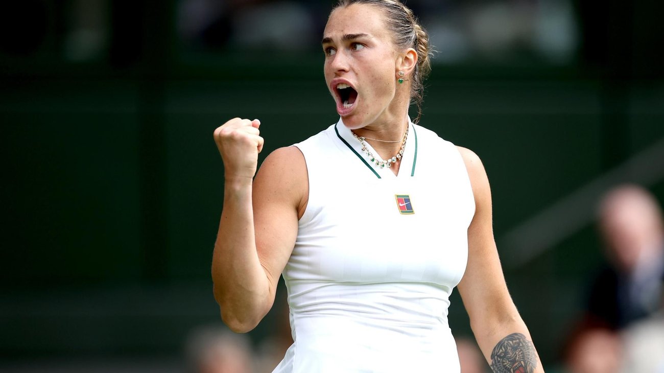 Sabalenka comienza a lo grande ganando en Wimbledon