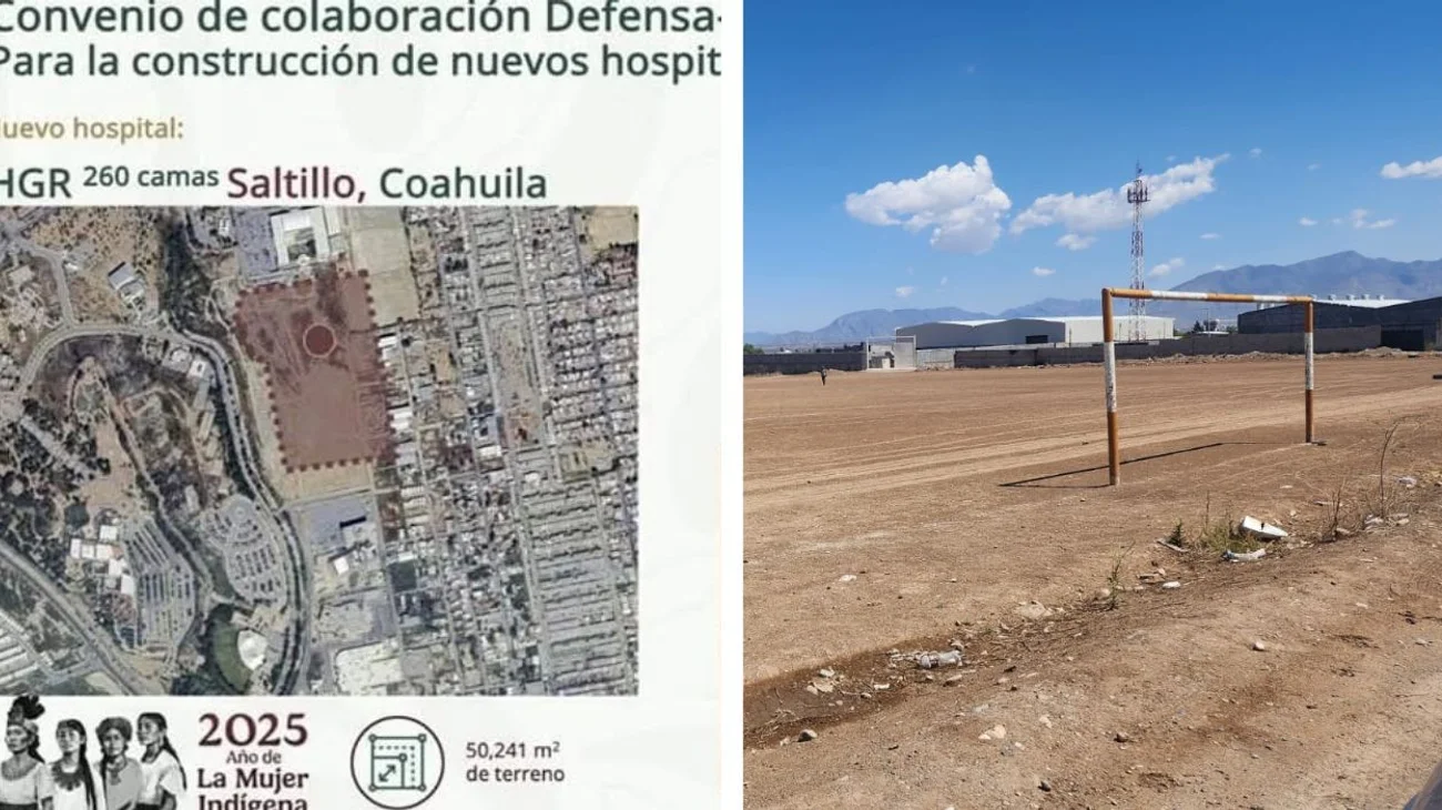 De cancha de fútbol llanero a institución médica en Saltillo