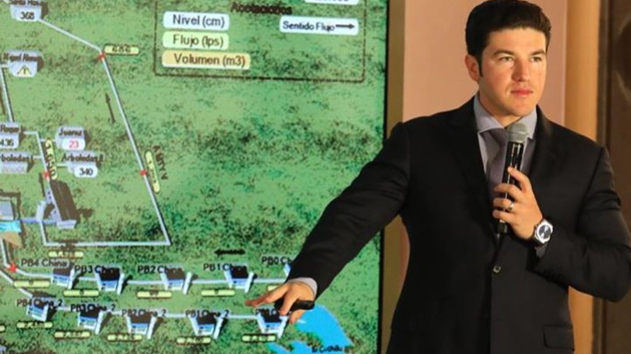 Al 100% abasto de agua: Samuel; Santa Catarina va a medias