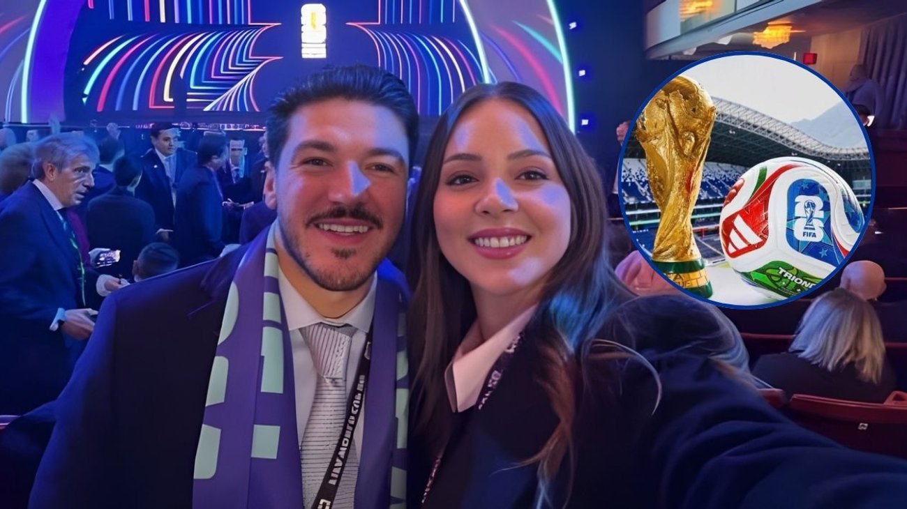 Samuel García acude a sorteo del Mundial 2026