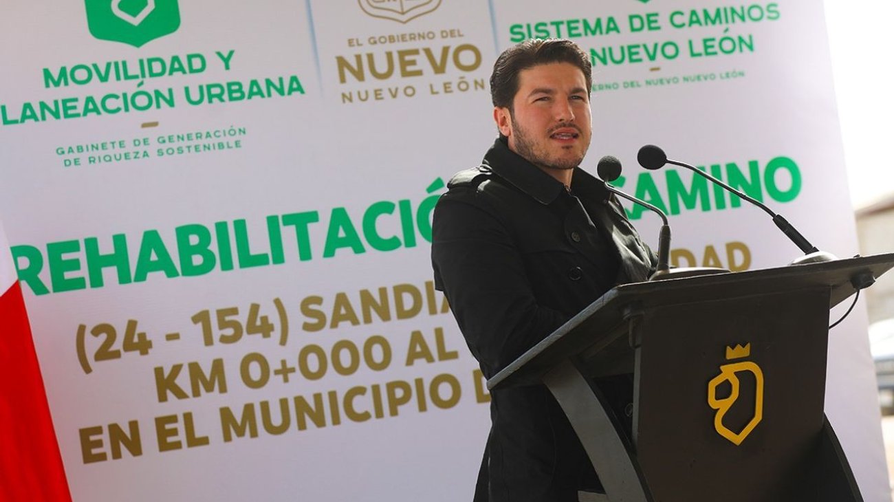 Samuel da arranque a obras en carreteras del sur de NL