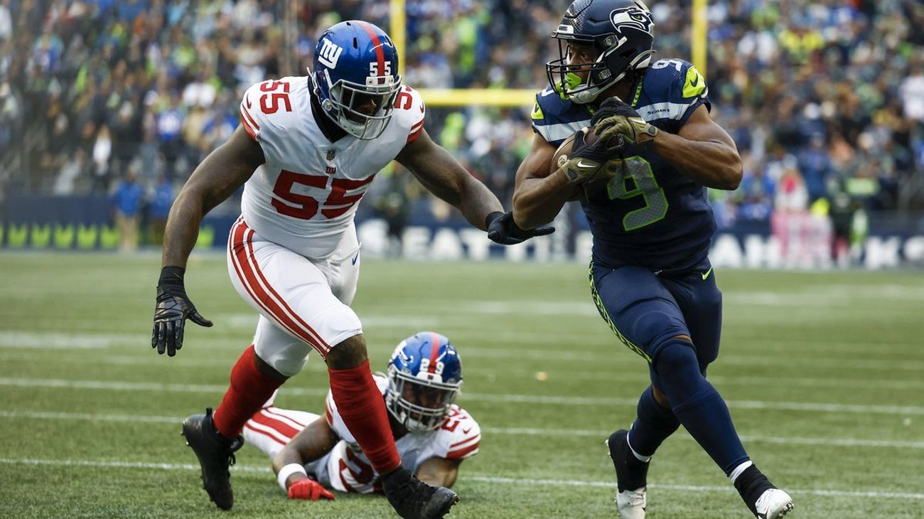 Los Seahawks se pasean por Nueva York; vencen 24-3 a Giants