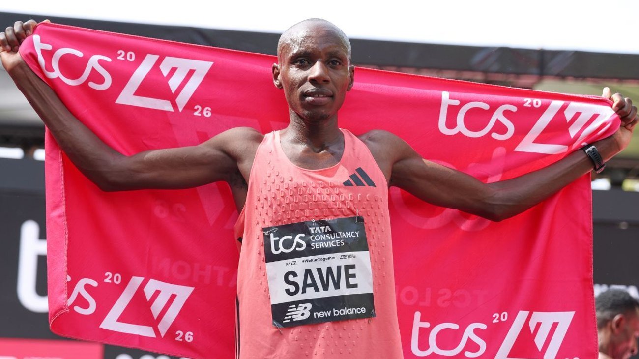 Sabastian Sawe rompe récord mundial al ganar Maratón de Londres