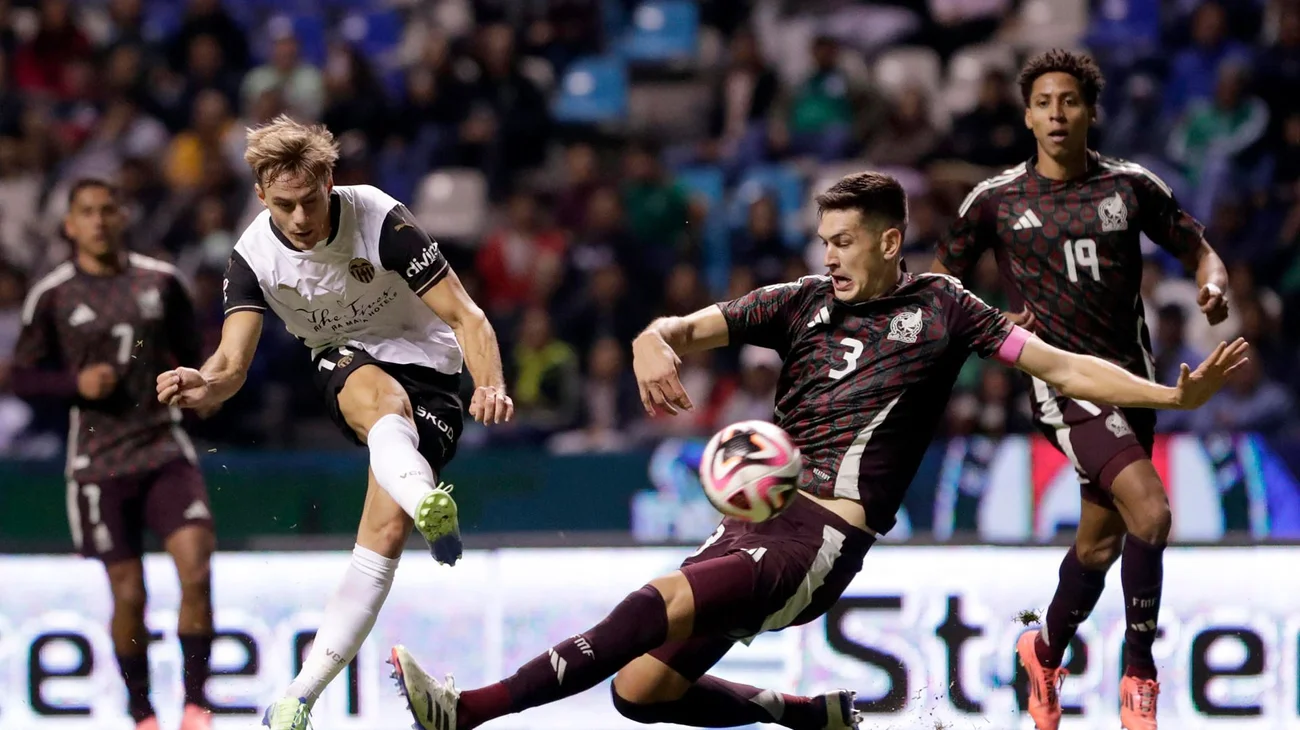 México empata con el Valencia en juego amistoso
