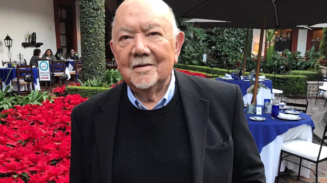 Sergio Corona sufrió un infarto a sus 94 años