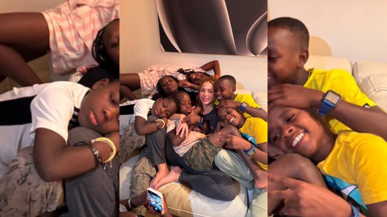 Shakira despide de Los Ghetto Kids antes de su regreso a Uganda