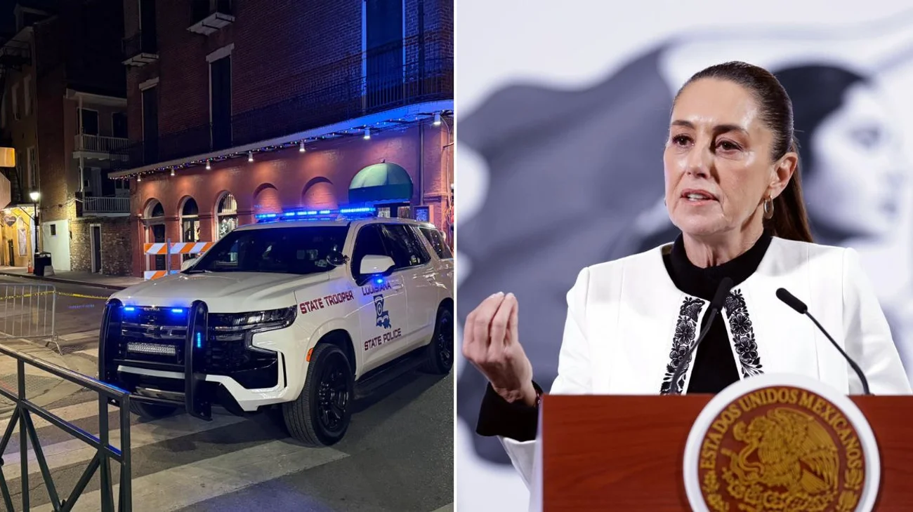 Promete Sheinbaum apoyo a mexicanos heridos en Nueva Orleans