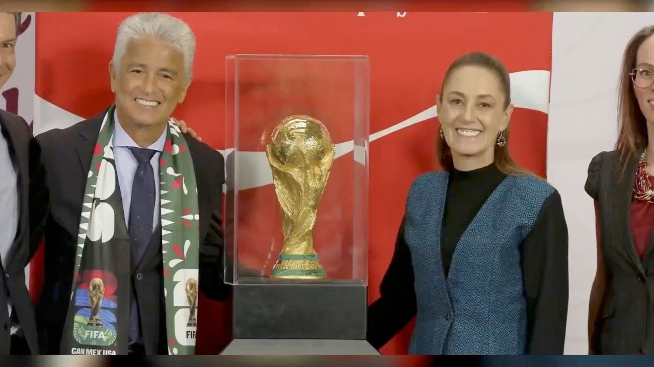 México presenta la Copa Mundial a 100 días del torneo
