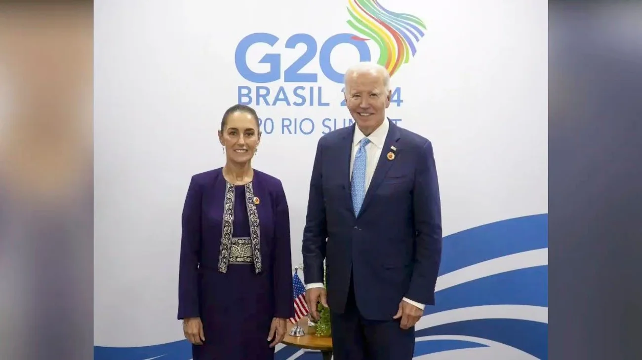 Biden y Sheinbaum se reúnen; hablan de seguridad y migración