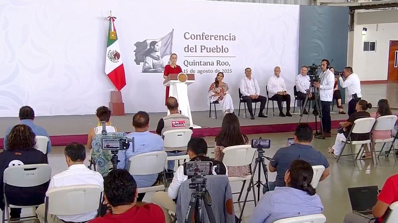 Sheinbaum reitera que en México 'manda el pueblo' y no EUA
