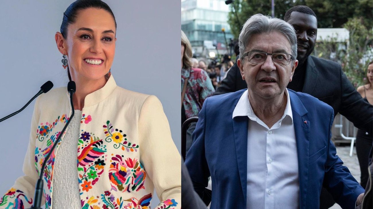 Sheinbaum felicita a Mélenchon por victoria en Francia