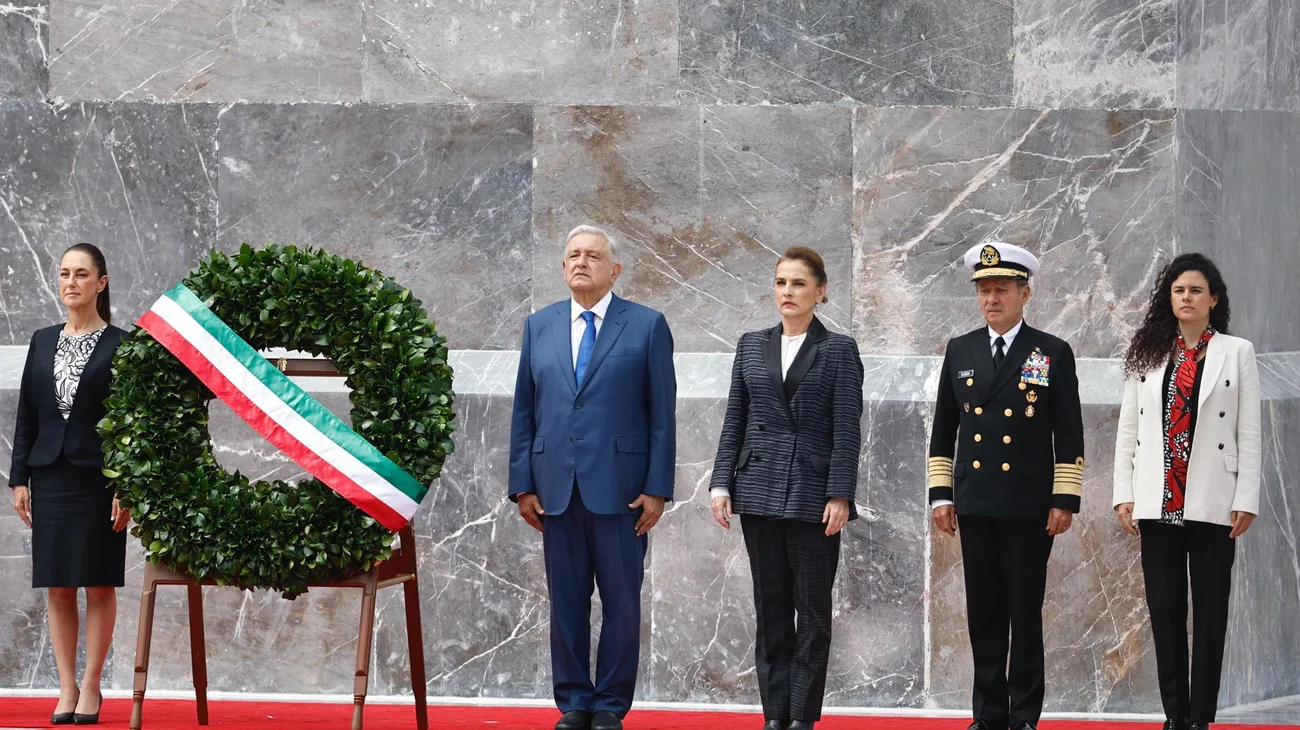 AMLO y Sheinbaum conmemoran los sismos de 1985 y 2017