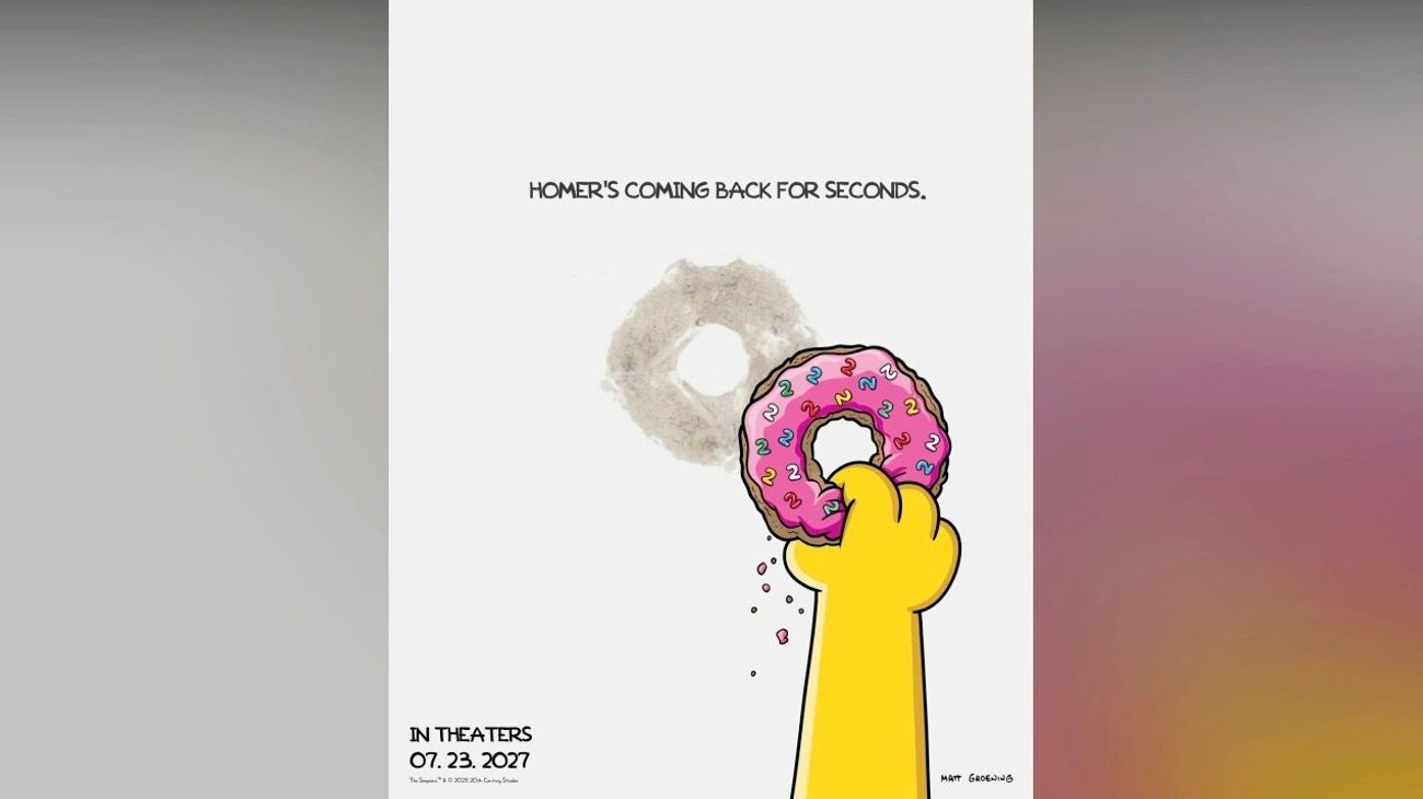 Los Simpson regresarán al cine en julio del 2027