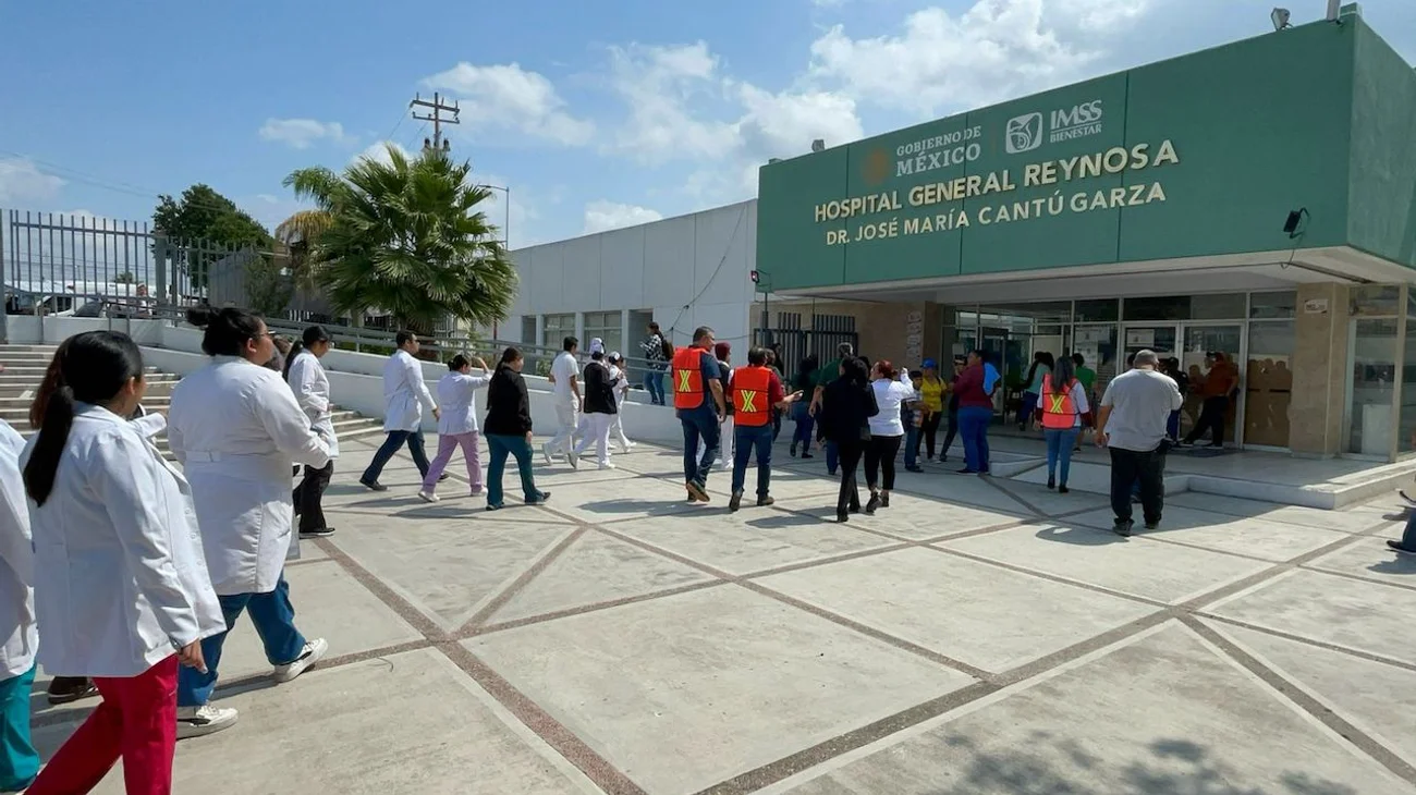 Realiza Reynosa simulacro de incendio en Hospital General