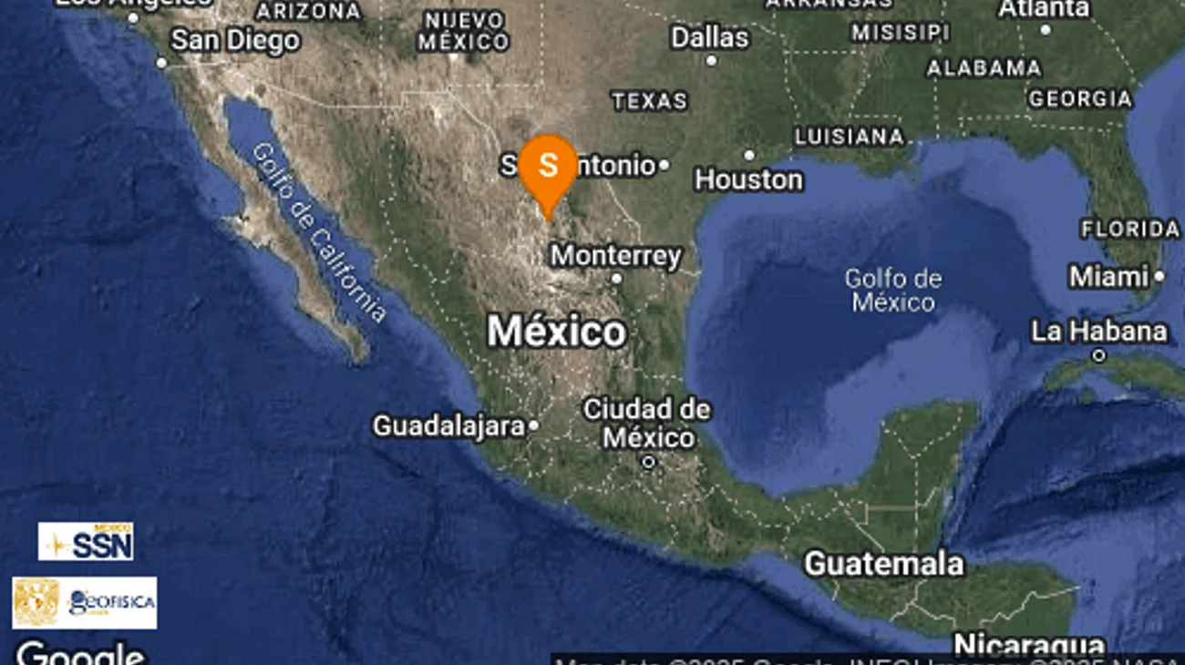 Sismo de 4.9 grados sacude la ciudad de Melchor Múzquiz