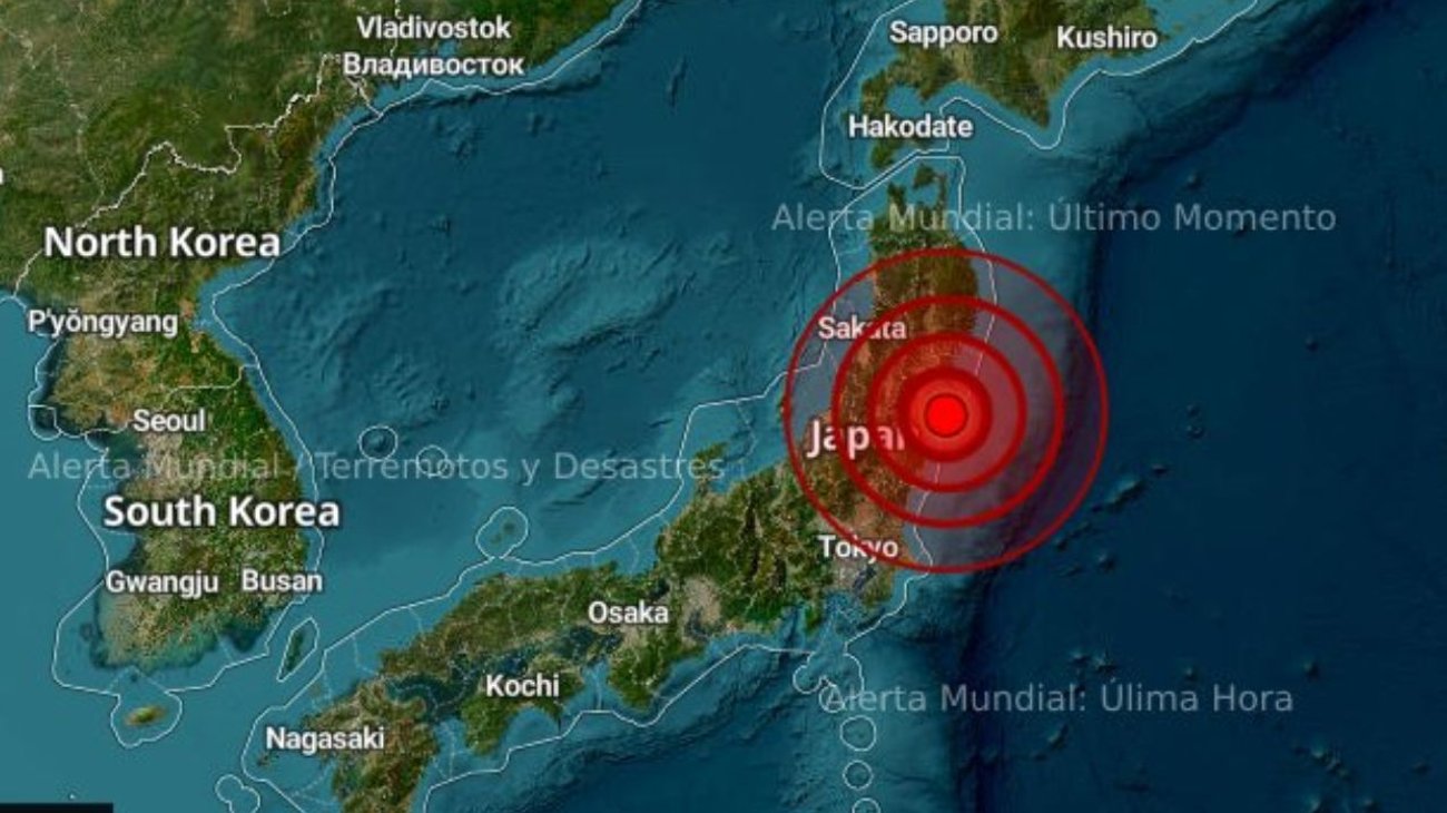 Sismo de magnitud 6 sacude el este de Japón sin daños graves